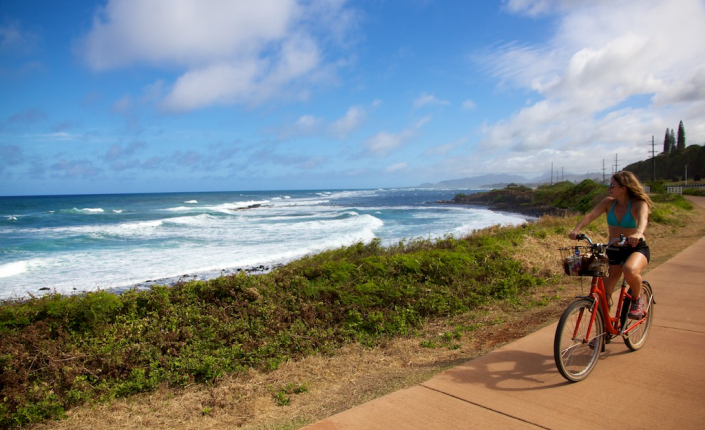 Kapaa bike path