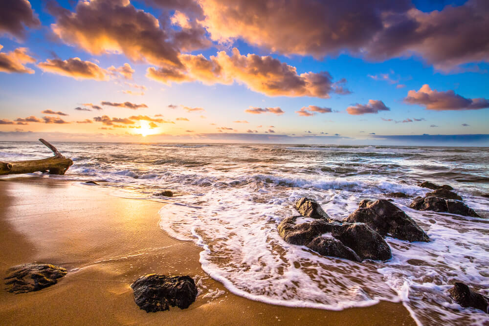 A photo of a Kauai sunrise.